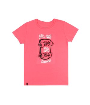 Polera Relieve Day To Day Kids Niño Fucsia 2 a 6 años