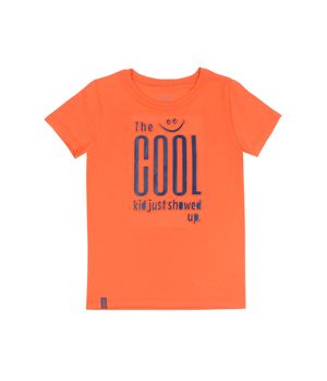 Polera Relieve Day To Day Kids Niño Naranjo 2 a 6 años