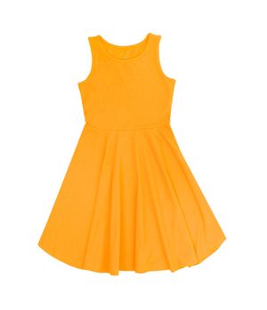 Vestido Urbano Liso Day To Day Junior Niña Naranjo 8 a 12 años