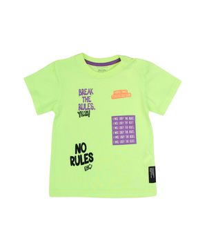 Polera Go Bebé Niño Verde Limon 3 a 24 meses