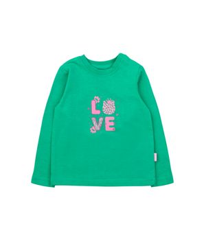 Polera Estampado Velvet Day To Day Bebé Niña Verde 3 a 24 Meses