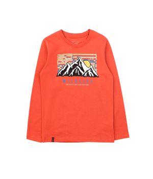 Polera Lentejuelas Day To Day Kids Niño Ladrillo 2 a 6 Años
