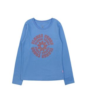 Polera Manga Larga Day To Day Junior Niña Celeste 8 a 12 Años