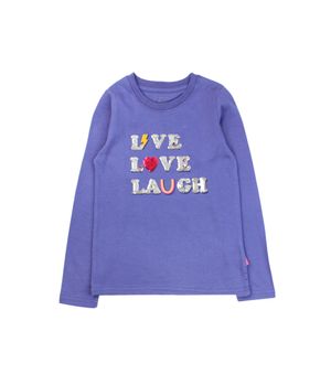 Polera Manga Larga Lentejuelas Day To Day Kids Niña Lavanda 2 a 6 Años