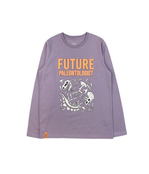 Polera Relieve Day To Day Junior Niño Morado 8 a 12 Años