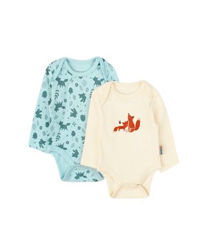 Body Woodland New Born Niño Crudo/ Esmeralda Claro 0 a 6 Meses