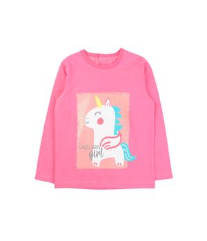Polera Glitter Cosmic Bebé Niña Rosado 3 a 24 Meses