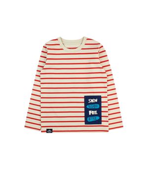Polera Listada Arctic Kids Niño Beige 2 a 6 Años
