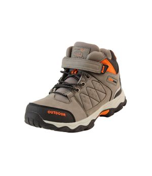 Zapatilla Outdoor Ficcus Tex Junior Niño Gris (29 - 36)