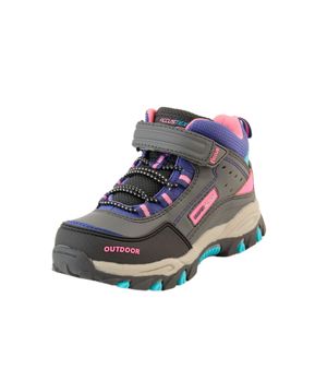 Zapatilla Outdoor Ficcus Tex Kids Niña Gris (22 - 28)