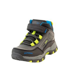 Zapatilla Outdoor Ficcus Tex Kids Niño Gris (22 - 28)