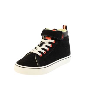 Zapatilla Urbana Elástico W24 Junior Niño Negro (29 - 36)