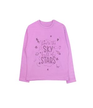 Polera Cosmic Junior Niña Lila 8 a 12 Años