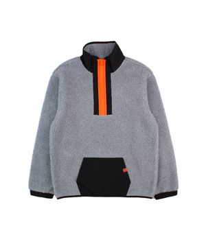 Polerón Ficcus Tex Teens Niño Gris 4 a 16 años