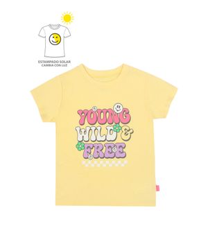 Polera Kids Niña Amarillo 2 a 6 Años