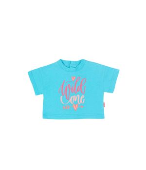 Polera Corta Day To Day Turquesa Claro Bebé Niña Turquesa Claro 3 a 24 Meses
