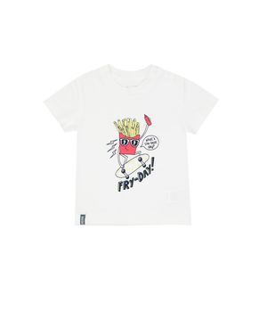 Polera Day To Day Blanco Bebé Niño Blanco 3 a 24 Meses