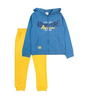 Buzo  Day To Day Azul Kids Niño Azul 2 a 6 Años