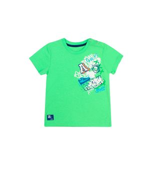 Polera  Energy Verde Limón Bebé Niño Verde Limón 3 a 24 Meses