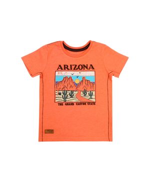 Polera  Free Naranjo Kids Niño Naranjo 2 a 6 Años