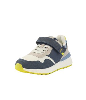 Zapatilla Sport Velcro Elástico Junior Junior Niño Azul 8 a 12 Años