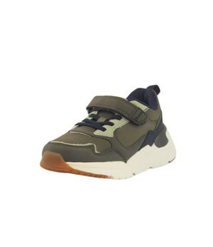 Zapatilla Sport Velcro Elástico Junior Junior Niño Verde 8 a 12 Años
