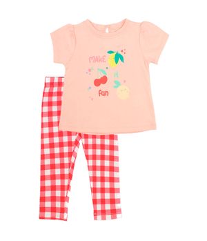 Conjunto Energy Bebé Niña Coral 3 a 24 Meses