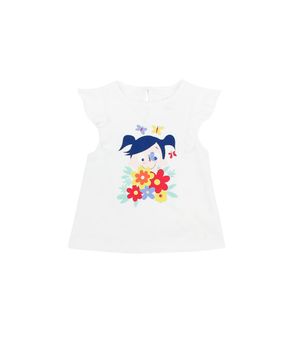 Polera Energy Bebé Niña Blanco 3 a 24 Meses
