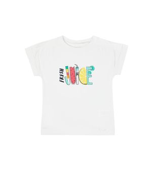 Polera Recogido Energy Kids Niña Blanco 2 a 6 Años