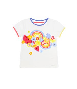 Polera Vivo Energy Kids Niña Blanco 2 a 6 Años