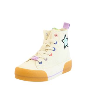 Zapatilla Urbana Caña Cordón Junior Blanco Junior Niña Blanco 8 a 12 Años