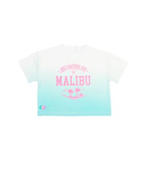 Polera Degradé Malibu Turquesa Kids Niña Turquesa 2 a 6 Años