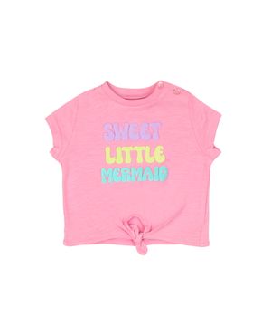 Polera Nudos Malibu Rosado Bebé Niña Rosado 3 a 24 Meses