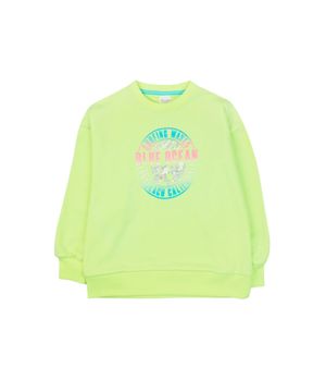 Polerón  Malibu Verde Limón Kids Niña Verde Limón 2 a 6 Años