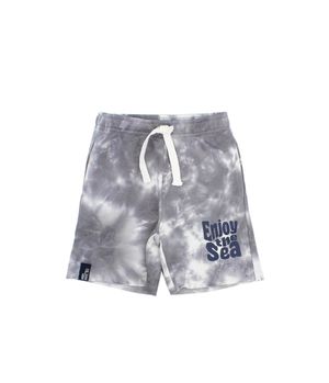 Bermuda Tie Dye Malibu Gray Kids Niño Gray 2 a 6 Años