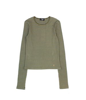 Polera Listada Nordic Teens Niña Verde 12 a 16 años