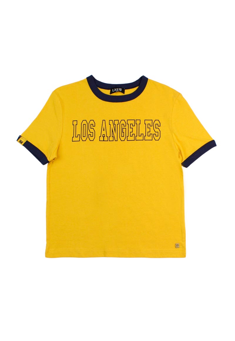 Polera Varsity Teens Niña Mostaza 12 a 16 años