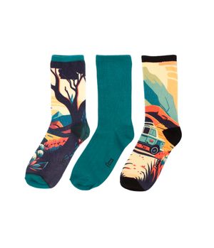 Calcetín Pack 3 Ri Junior Niño Combo 1 (3 Colores) (34 - 39)