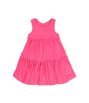 Vestido Day To Day Fucsia Bebé Niña Fucsia 3 a 24 Meses