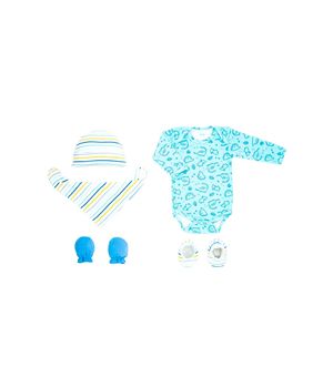 Ajuar Complet set New Born Unisex Azul 0 a 3 Meses