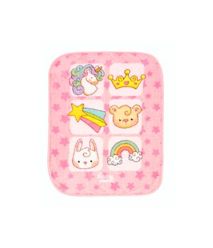 Cobertor Light Supreme Para Coche o Cuna Bebé Unisex Rosa 0 a 12 Meses