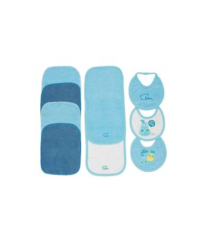Set ABC Lunch Para comer New Born Unisex Azul 0 a 12 Meses