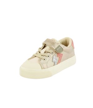 Zapatilla de Niña Beige
