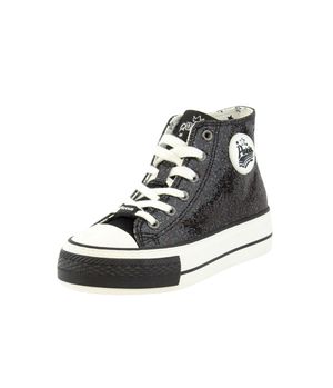 Zapatilla de Niña Negro