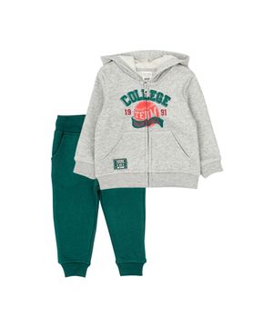 Buzo de Bebé Niño Gris Melange
