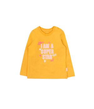 Polera de Bebé Niña Mostaza