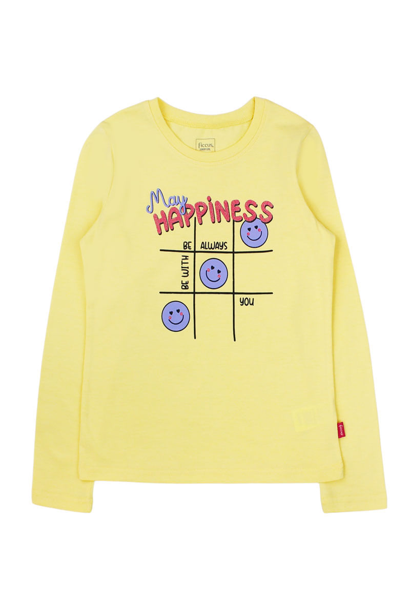 Polera de Niña Amarillo
