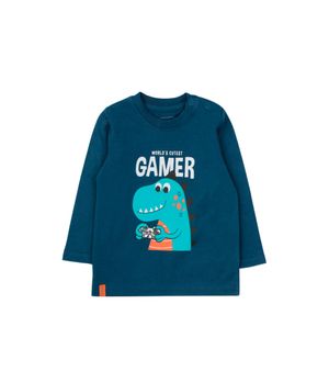 Polera de Bebé Niño Petróleo
