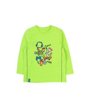 Polera de Bebé Niño Verde Limon