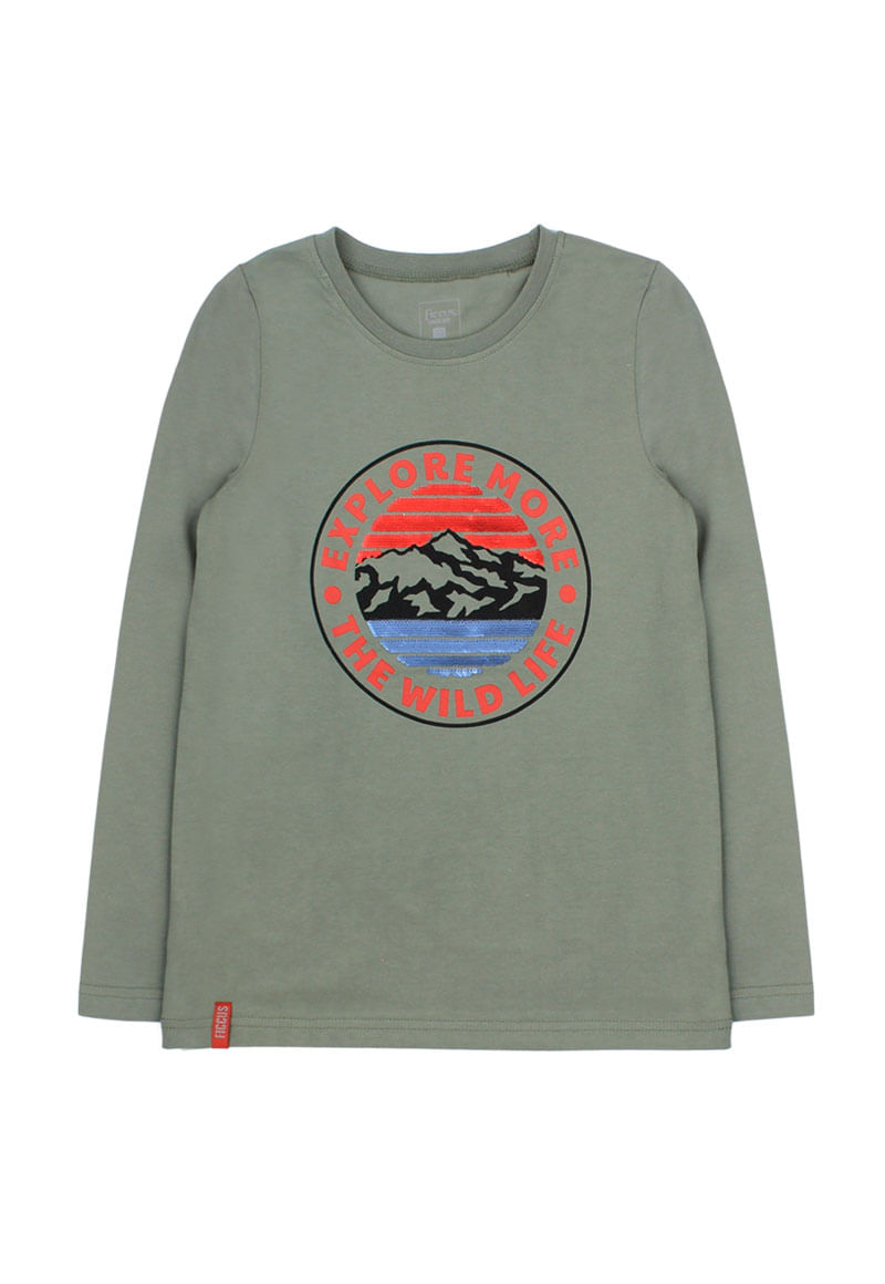 Polera de Niño Verde